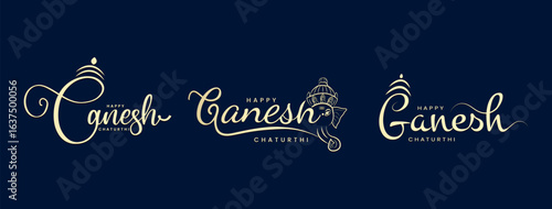 Lord Ganpati illustration for Ganesh Chaturthi festival Social Media Post