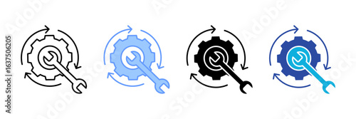 Recovery  Icon Set Multiple Style Collection