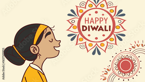 happ diwali festival post