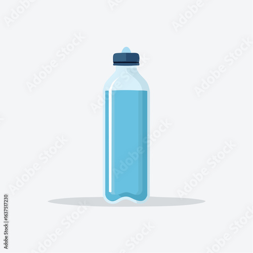 Water bottle icon for hydration and healthy living