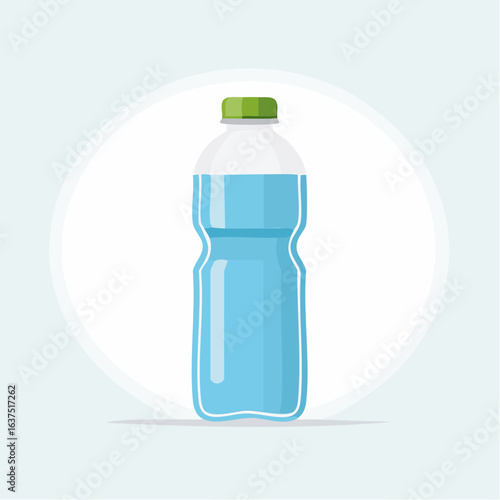 Water bottle icon for hydration and healthy living