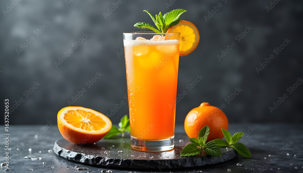 Fototapeta premium fresh orange juice