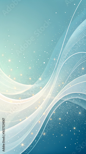 abstract blue background with waves