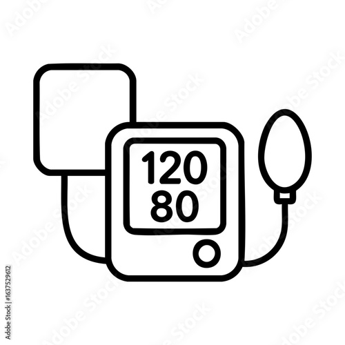 Blood Pressure Monitor Icon