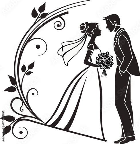 bride and groom
