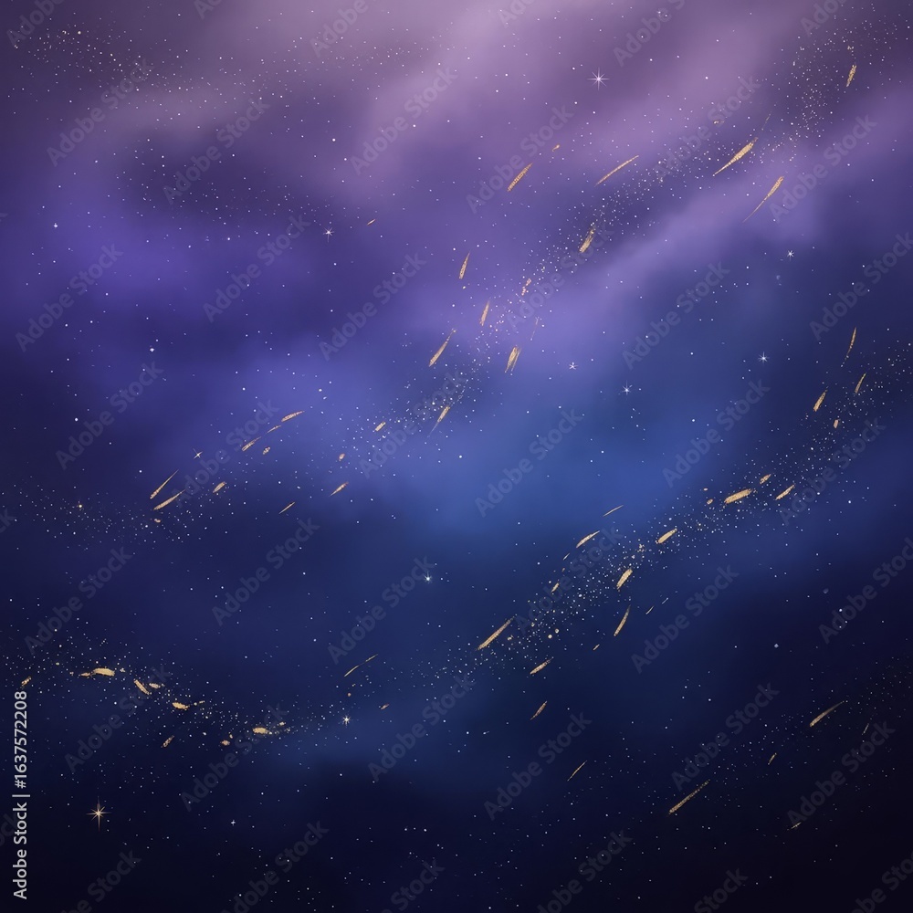 Fototapeta premium Purple Galaxy Space Background