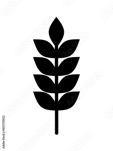 rice or wheat icon vector on white background