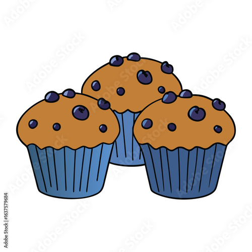 Fluffy blueberry muffins bursting with juicy berries, lightly sweetened and perfectly golden-baked. A delicious, comforting treat ideal for breakfast or a snack anytime!
