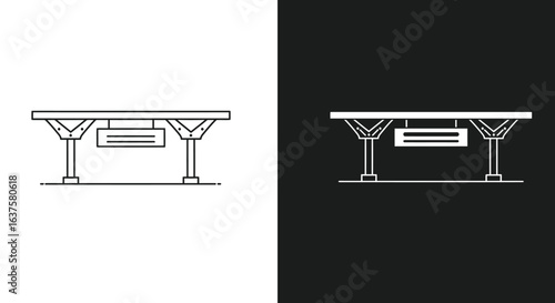 Train Station Platform Icon