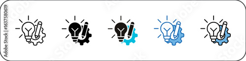 Innovation Icon Pack Multistyle Illustration