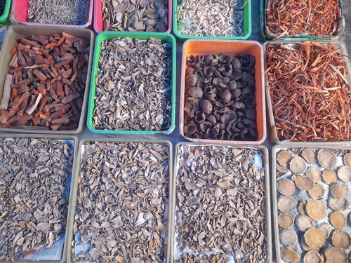 Assorted Herbal Ingredients for Natural Remedies