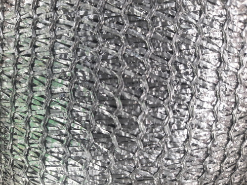 Close-Up of Plastic Rope Weaving Pattern
