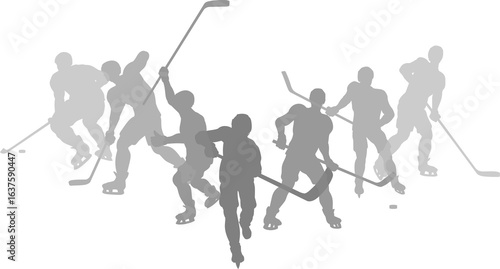 Photography Ice Hockey Silhouette People Player Silhouettes