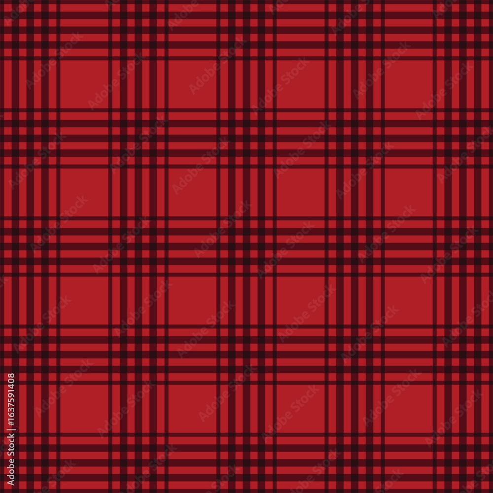 Obraz premium A vibrant set of textile fabric patterns featuring classic check 