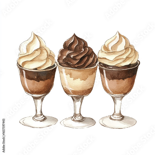 a cute Chocolate mousse