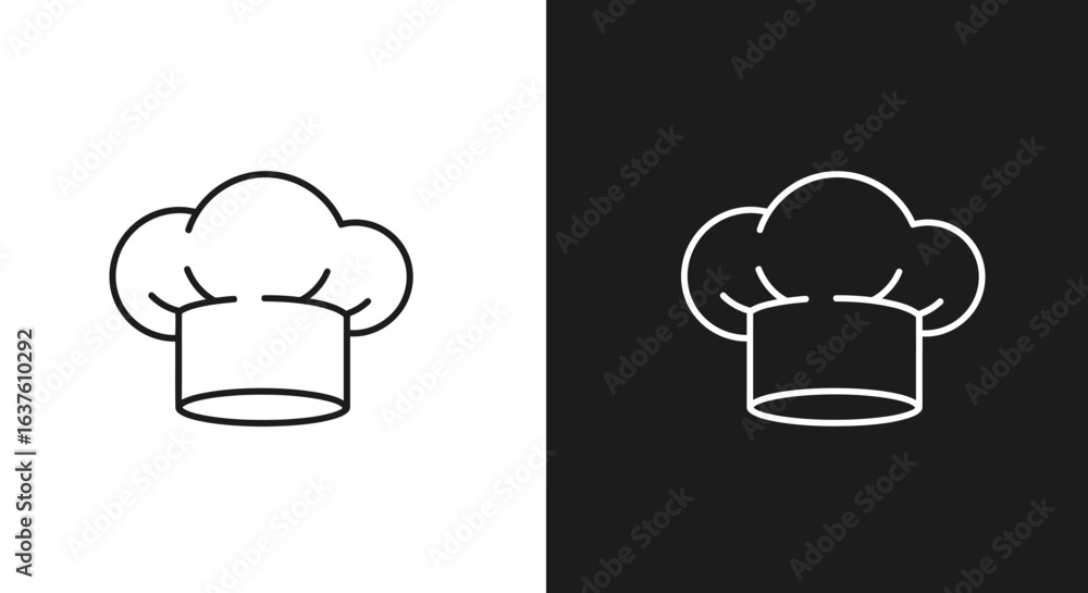 Chef's Hat: Culinary Icon in Two Background Styles
Chef's Hat: Culinary Icon in Two Background Styles