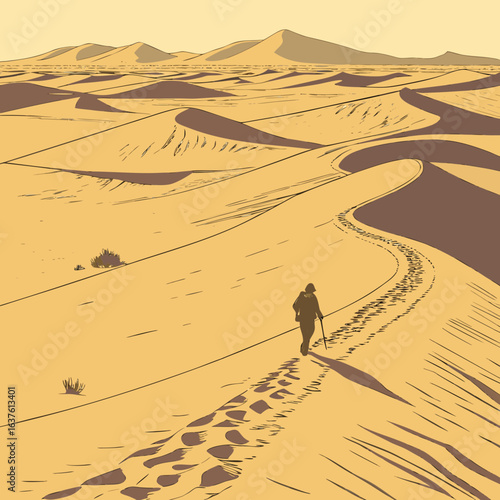 road in the sand