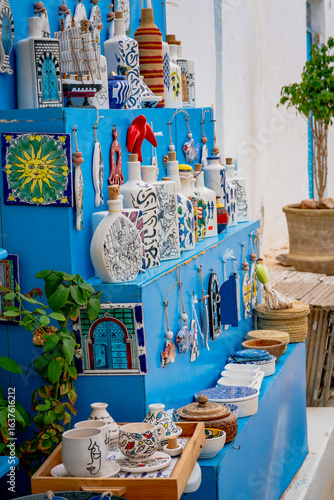 Tunesian store with souvenirs
