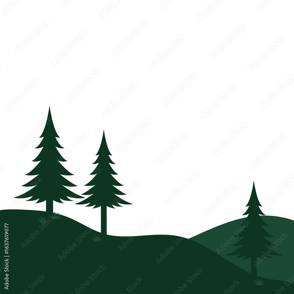Obraz premium Forest Tree Landscape