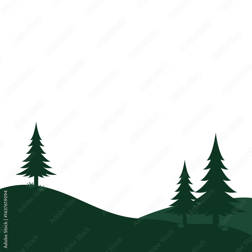 Obraz premium Forest Tree Landscape