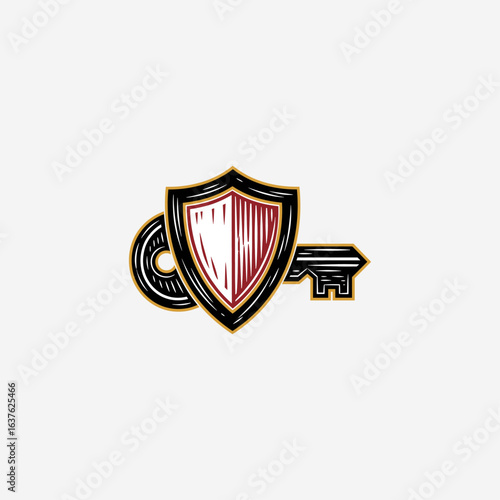 Admin icon logo flat vector design