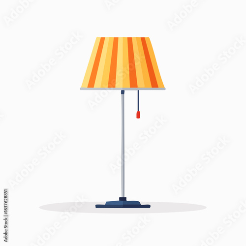 Floor lamp icon for interior lighting and home decor