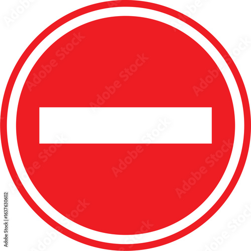 Free Download stop icon red color vector design template illustration for any design - GFXLoad