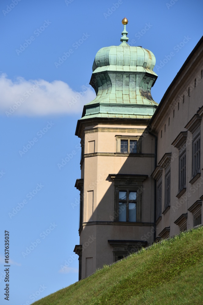 Fototapeta premium Wawel Royal Castle, Krakow, Poland, Europe, UNESCO, details, unique photos,