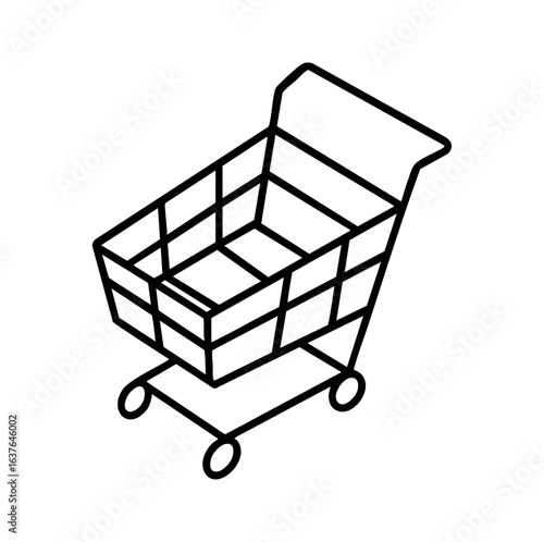 shopping cart icon vecor