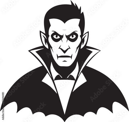  Vampire silhouette halloween acon