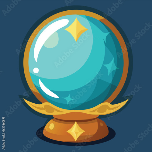 vector illustration of lord ganesha with globe
