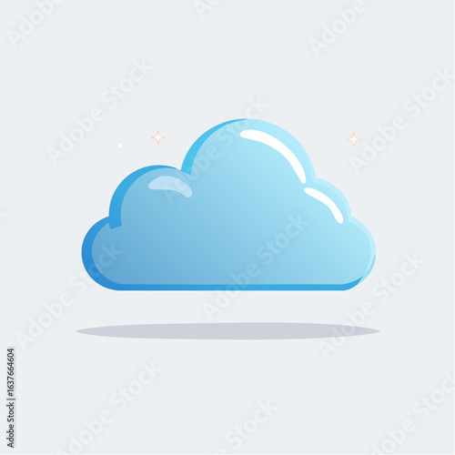 Cloud icon for weather, sky, and nature projects