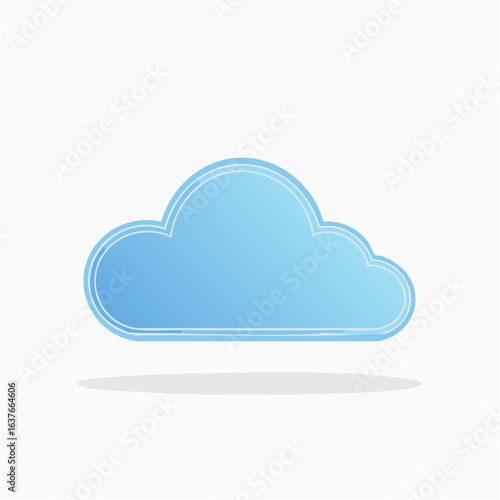 Cloud icon for weather, sky, and nature projects
