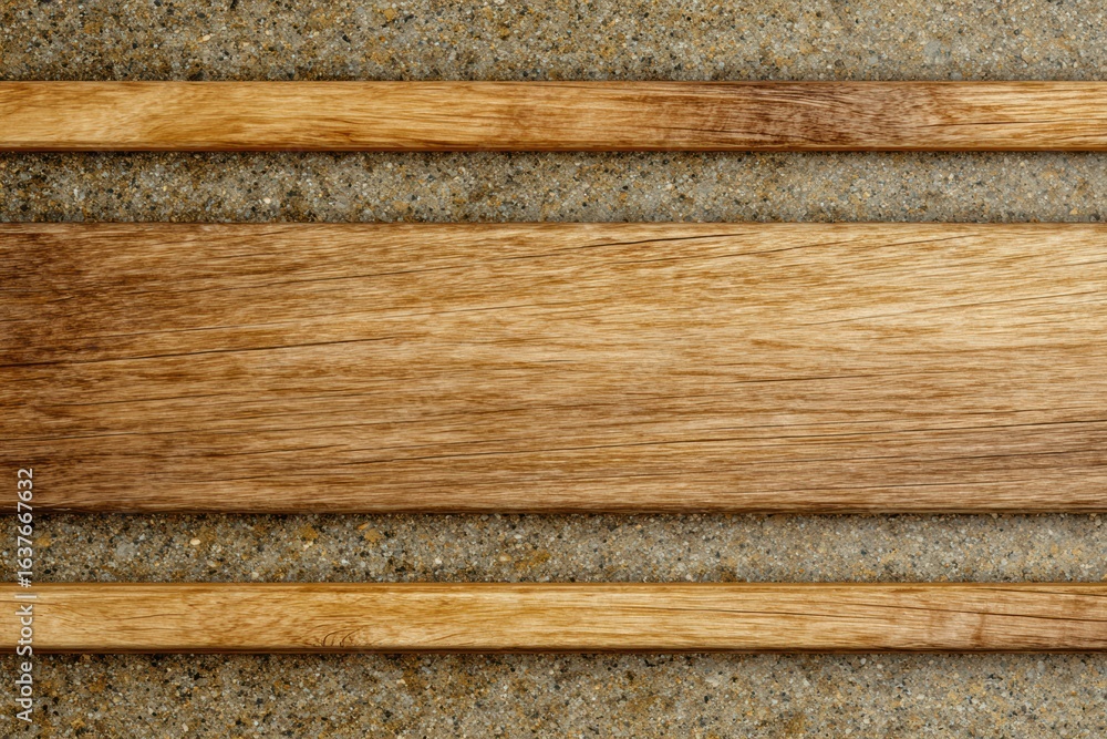 Obraz premium Wooden boards banner