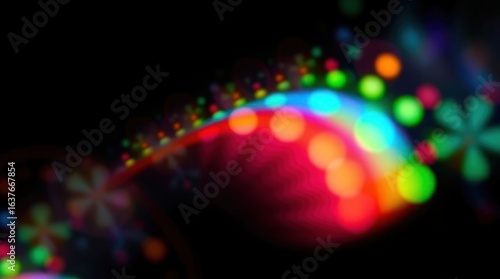 abstract colorful lights