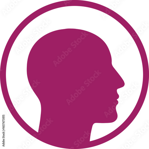 Abstract ilustration head vecktor.