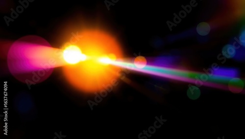 abstract colorful lights loop