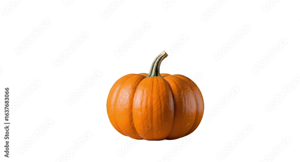 Obraz premium Perfect Autumn Pumpkin Vibrant Orange, Ready for Fall Festivities