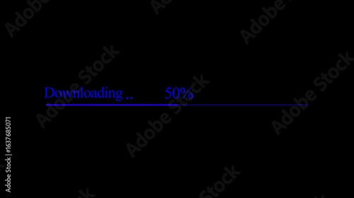 Wallpaper Mural percent neon glowing sign on black background loop animation. Torontodigital.ca