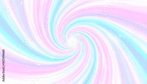 Dreamy pastel spiral background for creative designs and magical presentations