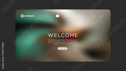Clean modern website design welcomes visitors with elegant interface and user friendly navigation