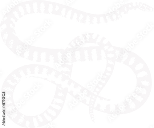 abstract illustration snake silhouette. Illustration of shape as an example of snake design. Diseño abstracto de serpiente en color blanco, negro y guinda. PNG. VEXTOREN. JPG