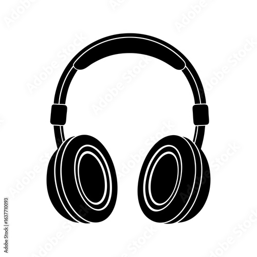 vector illustration Wireless Bluetooth Headphone  