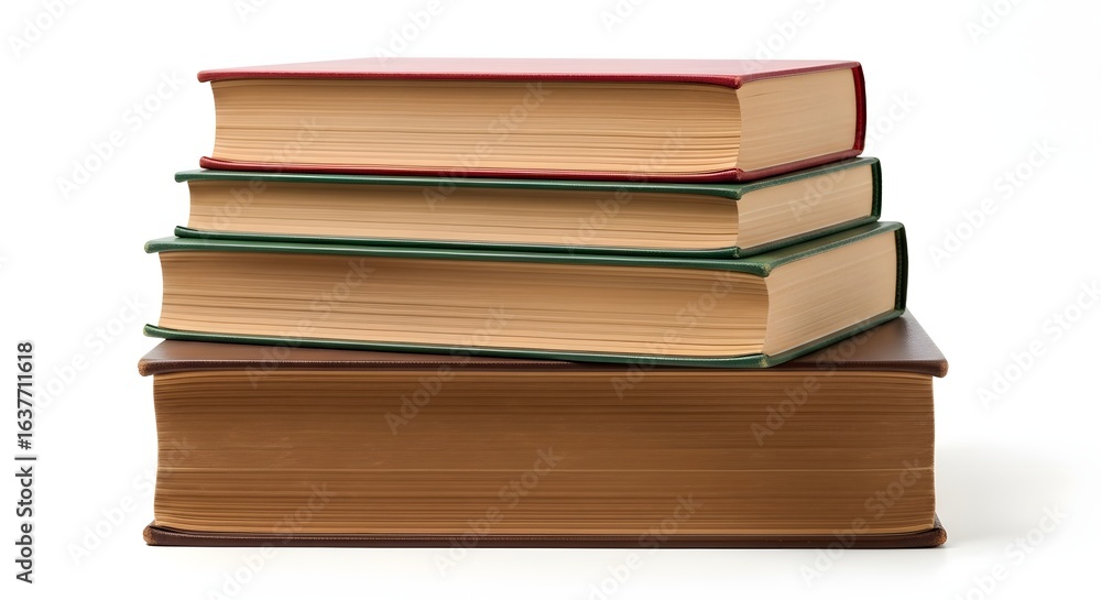 Classic Stack of Books: Learning, Knowledge, and Education Symbolized by Aged Literary Volumes Classic Stack of Books: Learning, Knowledge, and Education Symbolized by Aged Literary Volumes