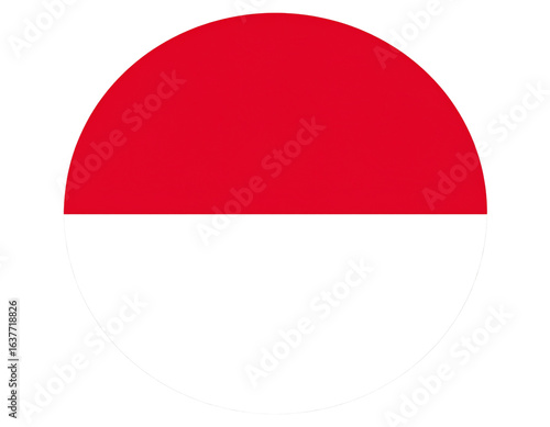 Free Download Flat Indonesian National Flag Icon Isolated on White PNG - GFXLoad