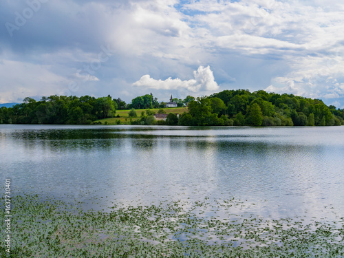 Lac du Gabas, France - Tranquil Reflections on a French Lakeside.