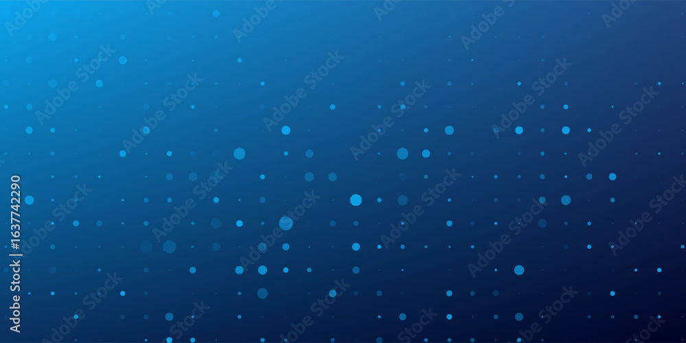 Fototapeta premium Wave of particles on dark background. Technology backdrop.eps10