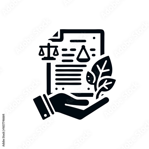 Document icon for legal services