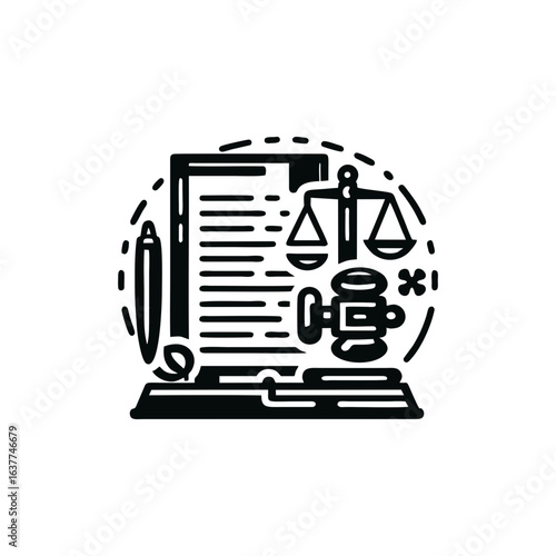 Document icon for legal services