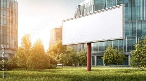 Wallpaper Mural Blank Billboard Mockup in Urban Setting for Advertising Display, Commercial Promotion, or Public Service Announcement Torontodigital.ca